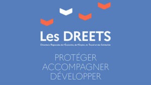 Logo Directions régionales de l’économie, de l’emploi, du travail et des solidarités (DREETS)
