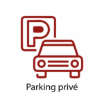 Un parking privé est mis à disposition.