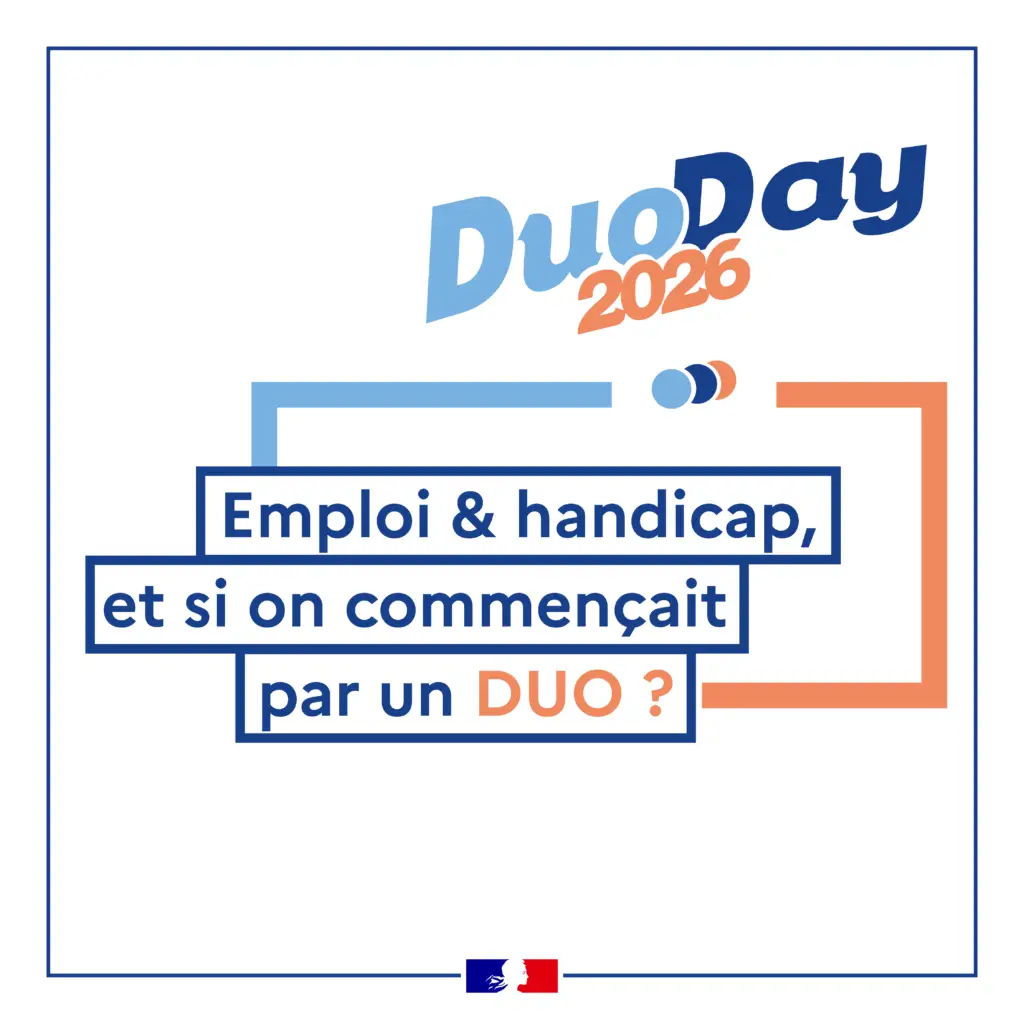 DuoDay 2026. Emploi & handicap, et si on commençait, par un Duo ?